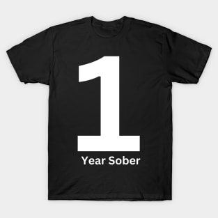 1 Year Sober T-Shirt